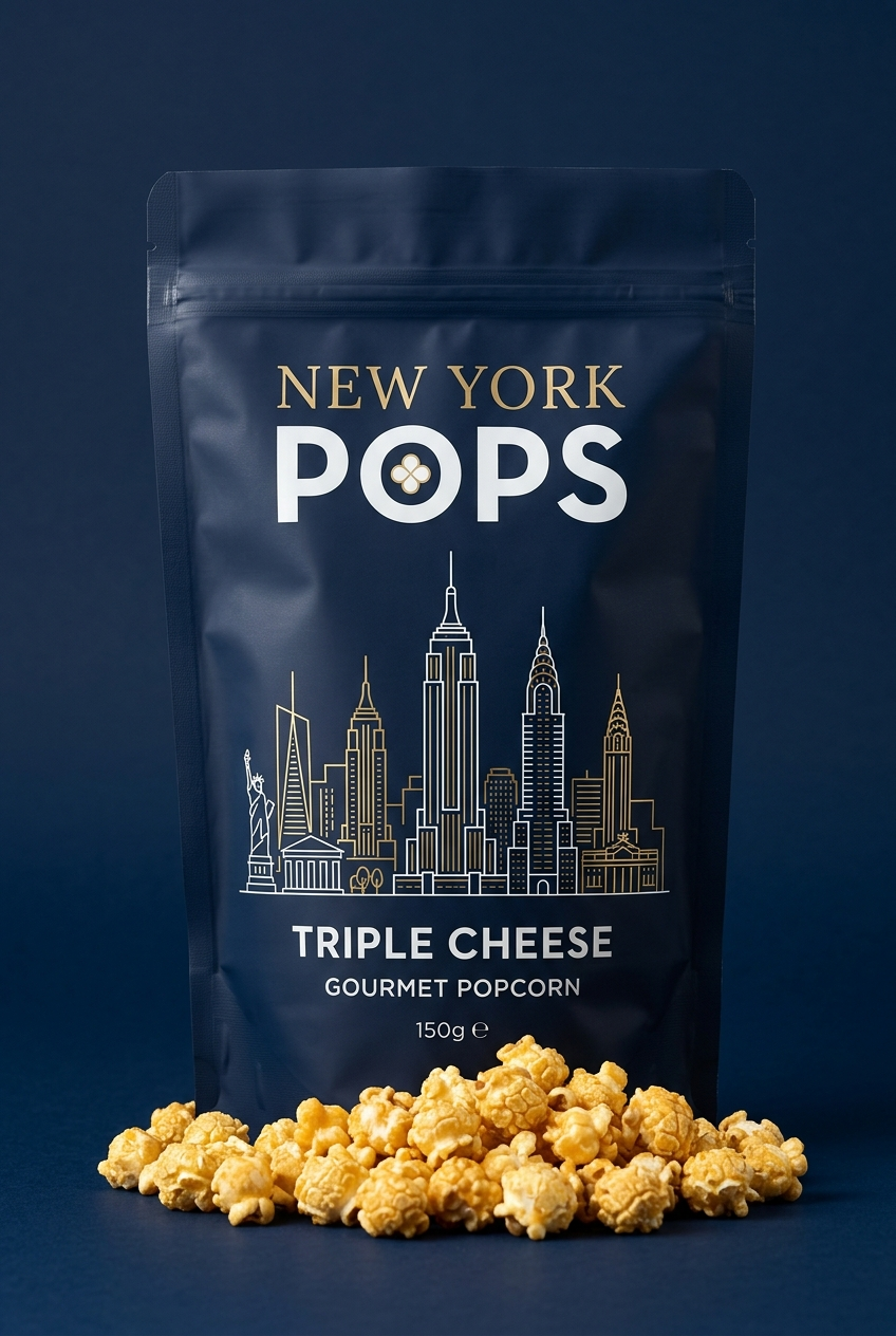 POPS gourmet popcorn pouch